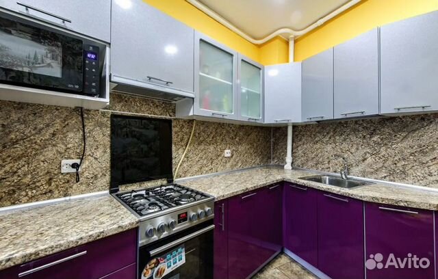 Кухня фиолетовая угловая цена за всё
