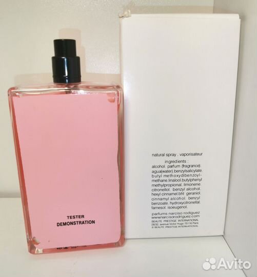 Narciso rodriguez for her eau de parfums тестер