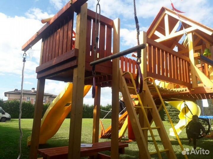 Детская площадка для дачи Савушка Люкс 15