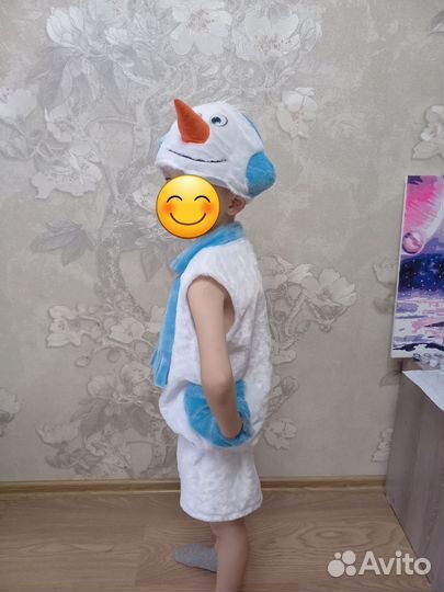 Новогодний костюм снеговика