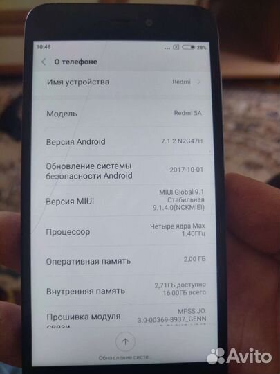 Телефон redmi 5A