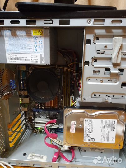 Рабочий блок 4 ядра 4 Гб Hdd500гб