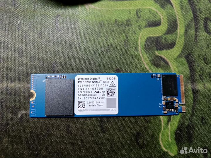 Western digital PC SN530 NVMe SSD 512 gb