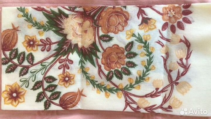 Покрывало ткань скатерть салфетки лён