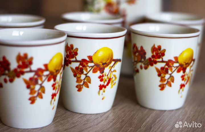 Фарфор Hollohaza, Венгрия 60е. Штоф и стаканы