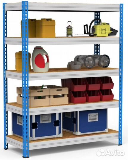 Стеллаж металлический мкф - 300кг на полку