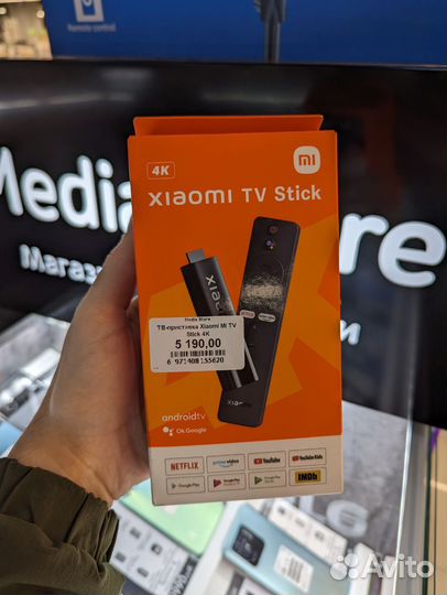 Xiaomi Mi TV Stick 4k смарт приставка