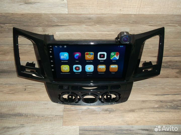 Магнитола Toyota Fortuner Android с камерой