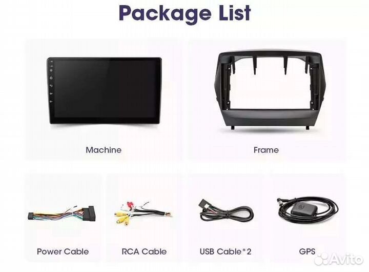 Автомагнитола для Hyundai ix-35 Tucson 2010-18г