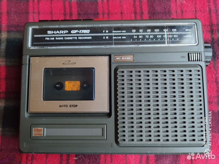 Кассетная магнитола sharp GF 1750