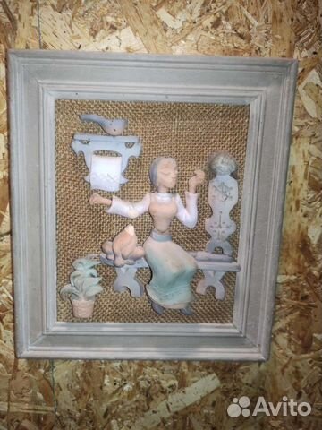 Настенное панно из гипса