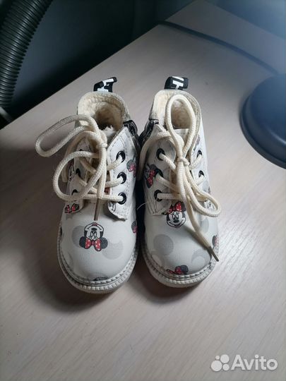 Ботинки на девочку утеплённые, 21