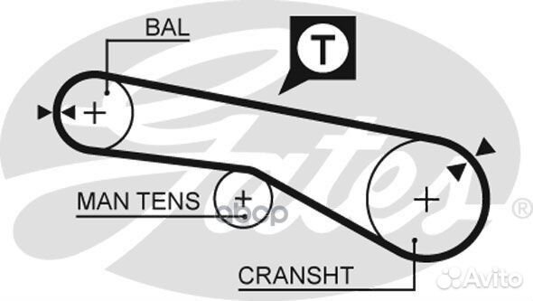 Ремень грм к/кт 7883-11217 K015481XS Gates