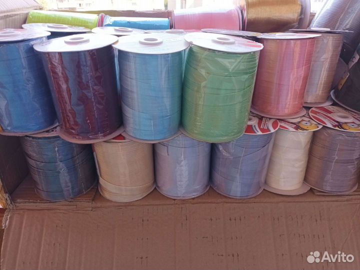 Косая бейка, лента атласная, кружево