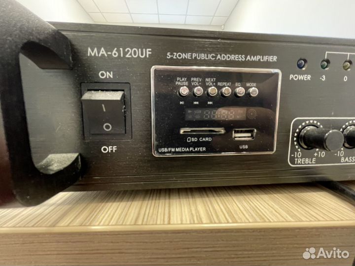 Proaudio MA-6120UF Трансляционный микшер-усилитель