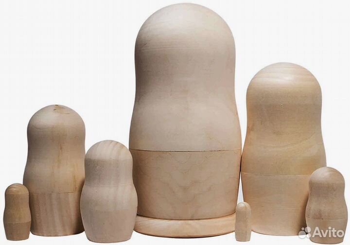 Матрешки заготовки 7 мест