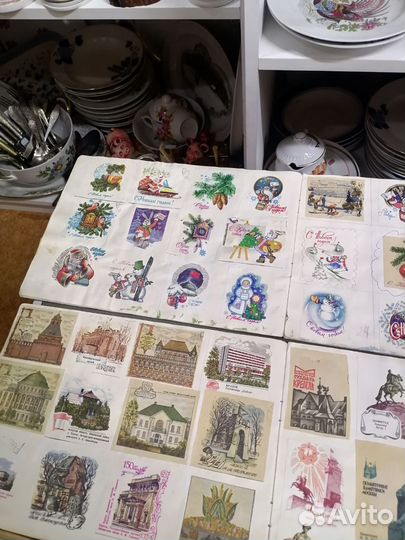 Коллекция картинок от конвертов почты СССР