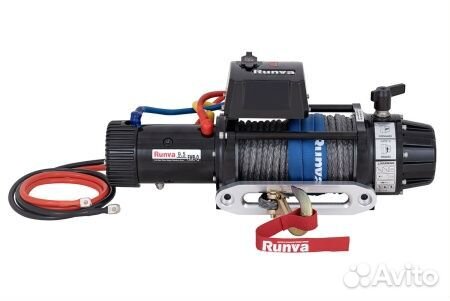 Лебедка 12V Runva 9500lbs 4350кг синт. EWB9500S-Q