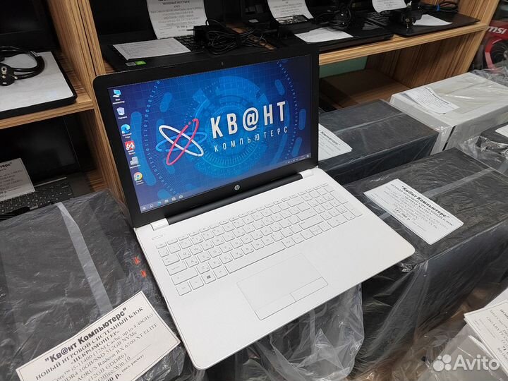 Новенький красивый ноутбук HP 15 на гарантии
