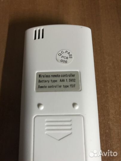 Пульт для сплит-системы Electrolux. Новый