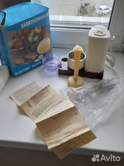 Электромиксер и кофемолка времен СССР
