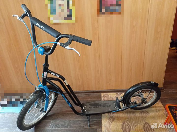 Самокат с большими колесами