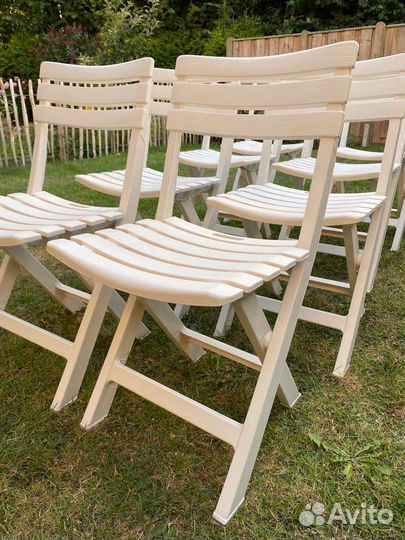 Стул складной белый из Италии