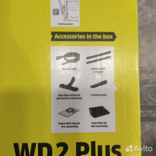 Пылесос karcher wd 2 plus v-12/4/18