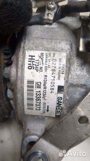 Компрессор кондиционера Opel Astra K 2015, 2016