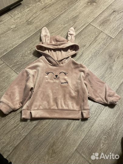Кофта с капюшоном для девочки