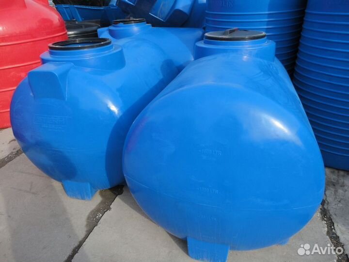 Бак для воды горизонтальный 2 м3 / 2000