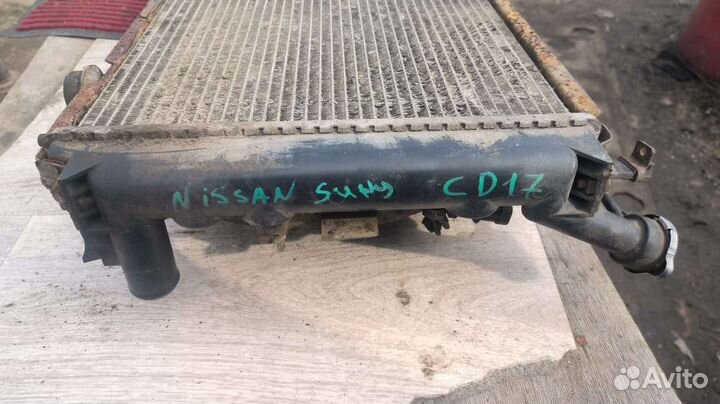 Радиатор основной Nissan sunny N14 CD17