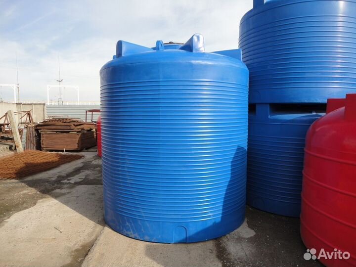 Емкость пластиковая 10000 л. для воды, дизеля