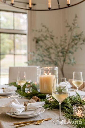 Хвойная гирлянда новогодняя туя (елка)