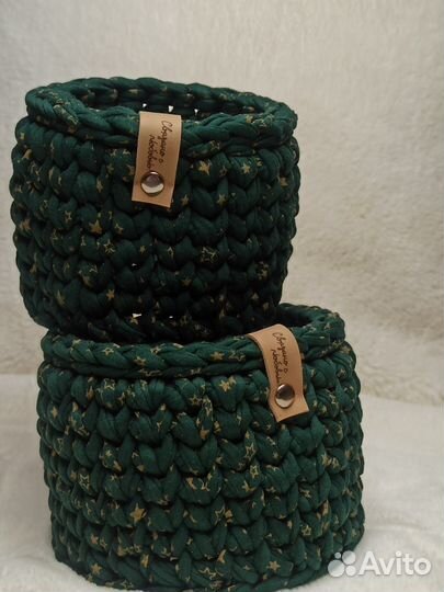 Наборы новогодних интерьерных корзинок