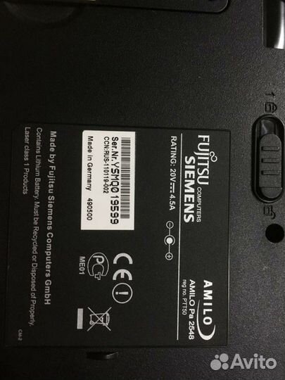 Ноутбук Fujitsu Siemens Amilo Pa 2548