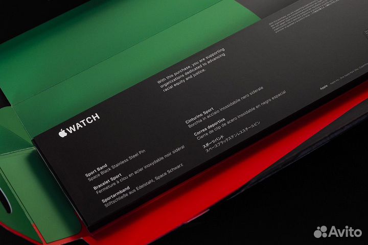Ремешок Apple Watch Black Unity 44mm Новый