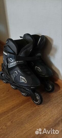 Роликовые коньки взрослые Reaction 43 размер