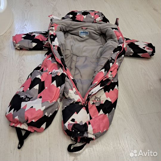 Зимний комбинезон для девочки 86