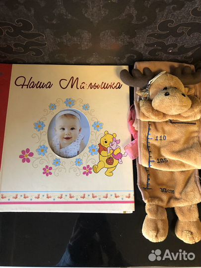 Фотоальбом «Моя малышка» в подарок ростомер велюро