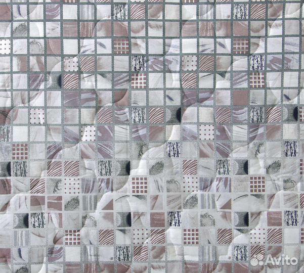 Двухстороннее стеганое хлопковое покрывало, 2х-сп