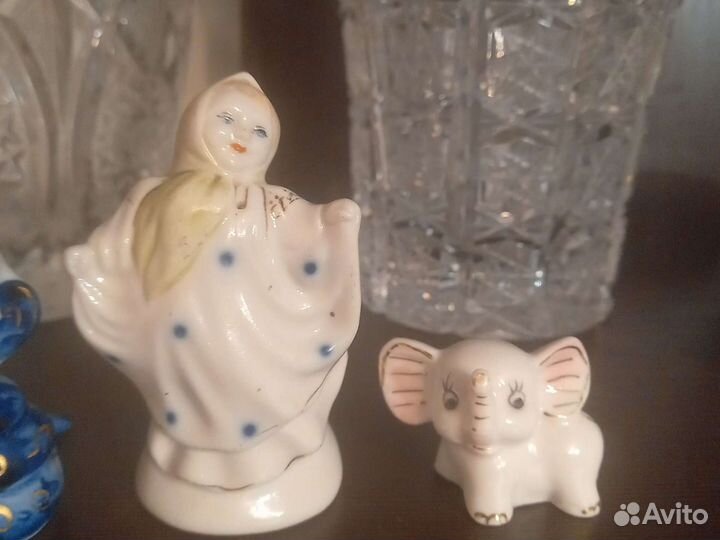 Статуэтки,фигурки лфз,барановка,гжель