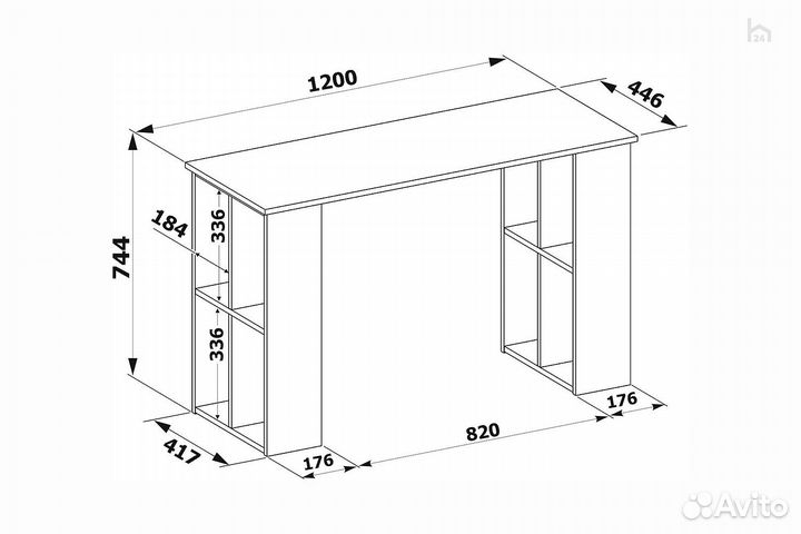 Стол компьютерный спм-10