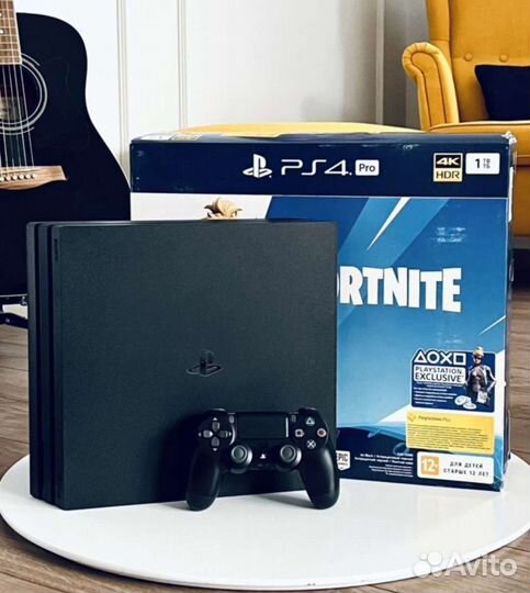 PS4 Pro 1TB 7208B + 400Игр + Гарантии от Магазина