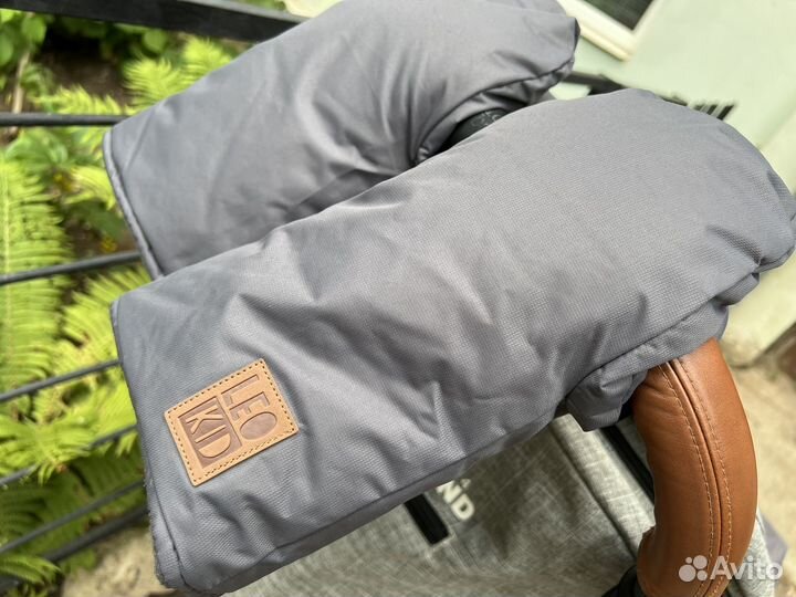 Зимний конверт и рукавицы leokid