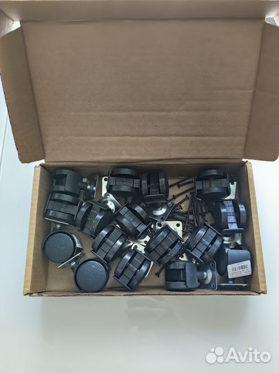 Колесики для мебели поворотные