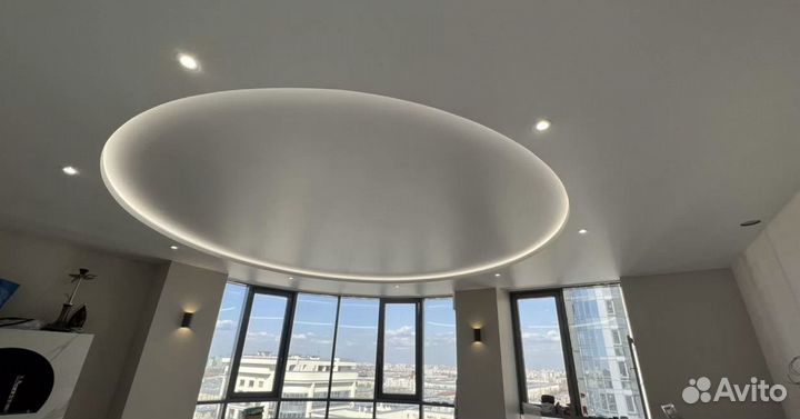 Натяжные потолки без посредников монтаж за 1 день