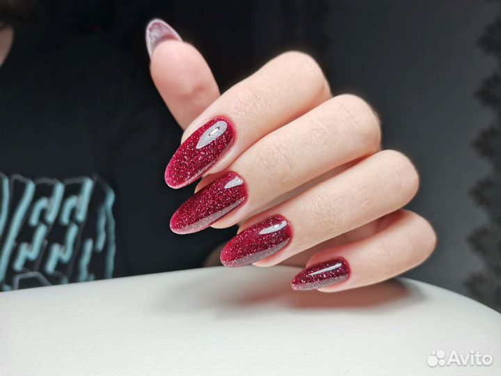 Комбинированный маникюр, покрытие, наращивание