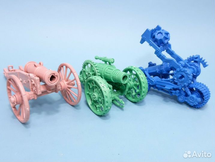 Набор из катапульты и 2х пушек