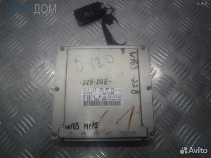 Блок управления двигателем (эбу) mercedes W163 m11
